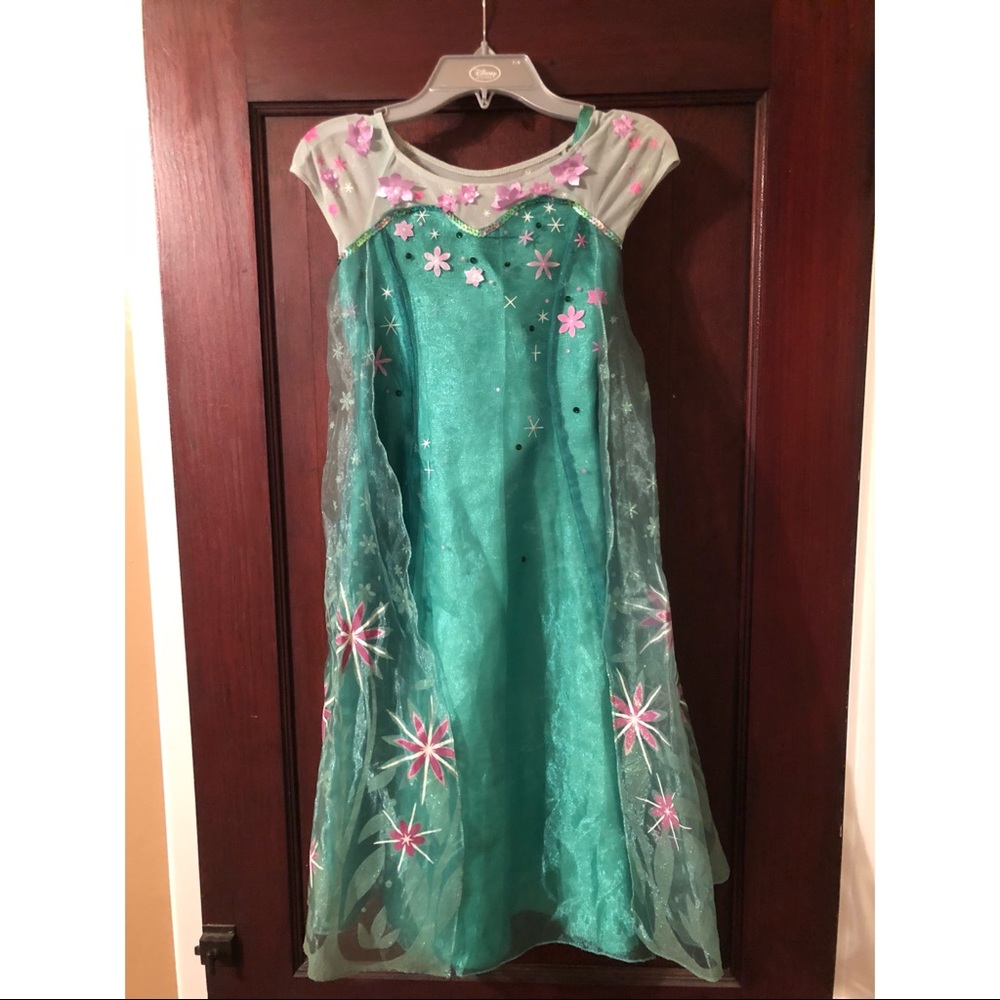 Disney Elsa Frozen Fever Costume Dress